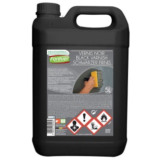 Vernis noir 5l