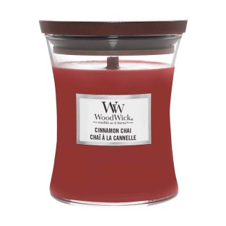 WoodWick - cinnamon chai mini candle