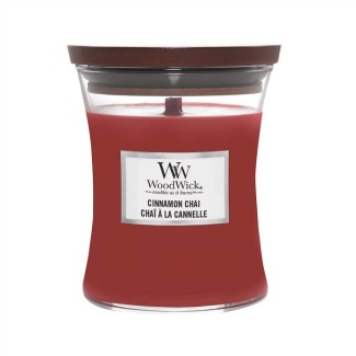 WoodWick - cinnamon chai medium candle