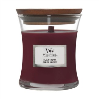 WoodWick - black cherry mini candle