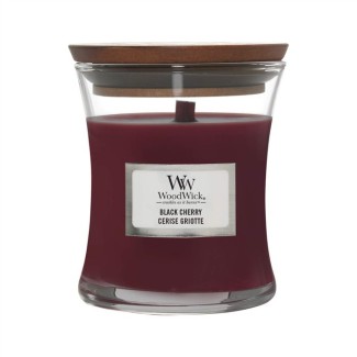 WoodWick - black cherry medium candle