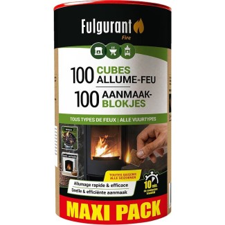 Cubes allume-feu 100 piéces