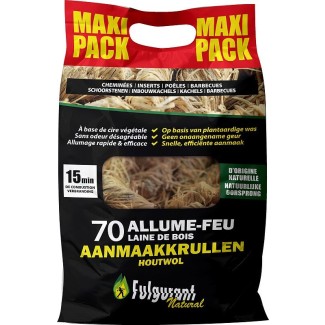 Allume-feu en laine de bois 1 kg