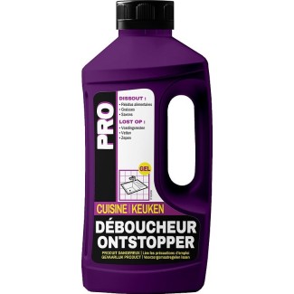 Déboucheur pour cuisine et salle de bain pro 1 l