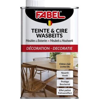 Teinte & cire chêne clair 500 ml