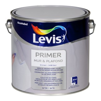 Levis primer  mur plafond  gris 2,5l