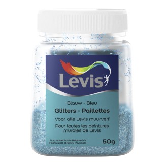 Levis paillettes mur - bleu 50gr