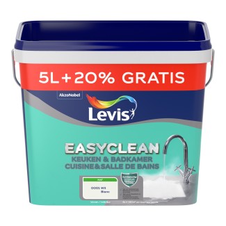 Levis easyclean cuisine et salle de bains blanc 5+1l