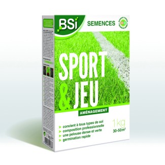Semences gazon sport et jeux 1?kg