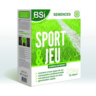 Semences gazon sport et jeux 2,5?kg