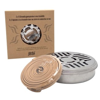 Mouches spirale à la citronnelle