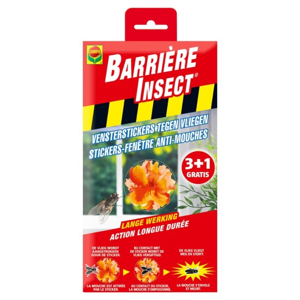 Compo stickers vitre anti-mouches